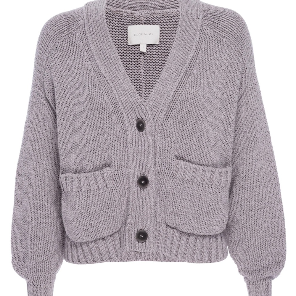 Brochu Walker - Asher Multi Cropped Chunky Knit Cardigan - Picture 1 of 5